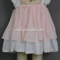 Wholesale pink WDW remake girls baby dresses